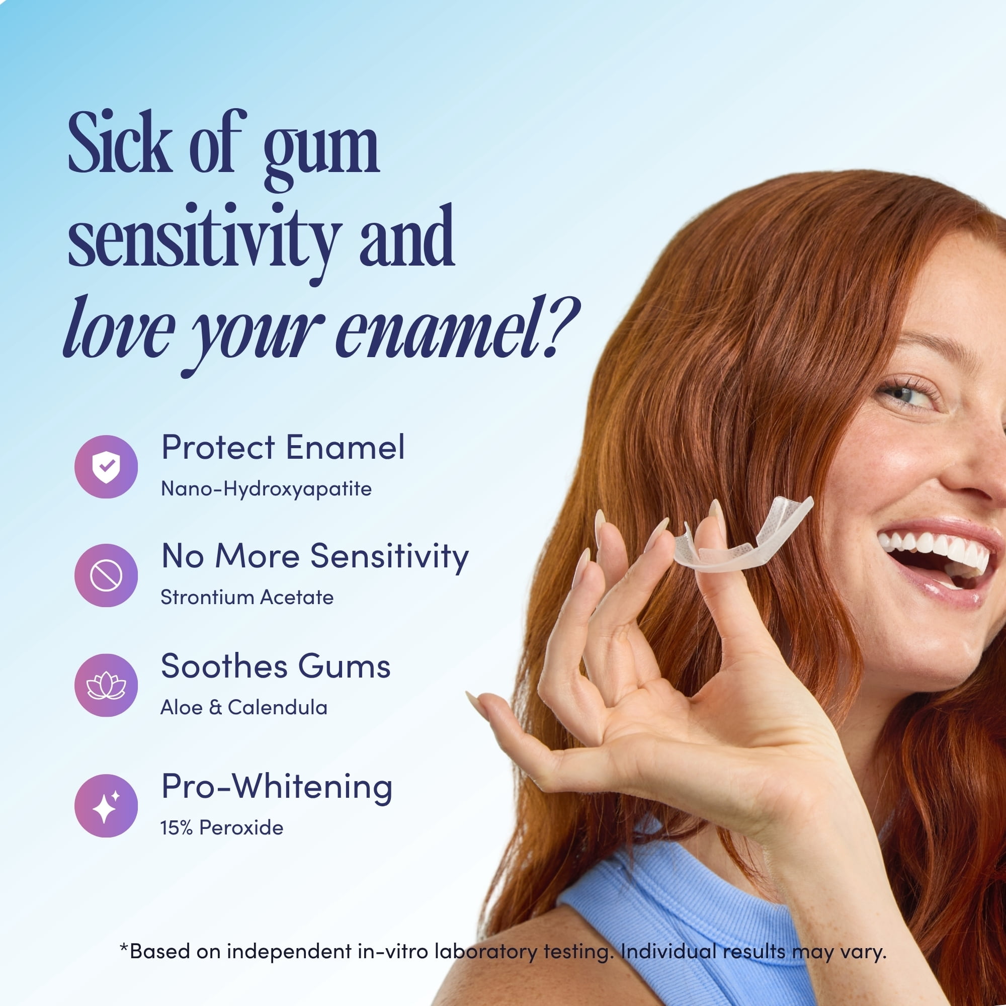 Boca Bella Teeth Whitening U-Wraps – 10 Treatments – 15% Hydrogen Peroxide, Enamel-Safe, No Harsh Sensitivity – Patented Strip Design with Aloe, Calendula & Peppermint – Fast, Even Whitening