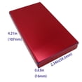 thumbnail image 5 of Techtongda Aluminum Alloy Cigarette Case Pocket Box Cigarette Tobacco Cigar Case Pocket Red, 5 of 13