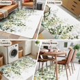 thumbnail image 6 of Green Eucalyptus Leaves Large Area Rugs for Bedroom Living Room, Soft Non Slip Carpet Bedside Rug, Summer Botanical Weeping Rectangular Floor Cover Kitchen Accent Rug 2.7'x5' for Dining Room/Office, 6 of 9