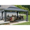 thumbnail image 4 of Sojag Outdoor 12' x 16' Mykonos Double Roof Hardtop Gazebo Outdoor Sun Shelter, 4 of 9
