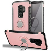Ring Holder Case for Samsung Galaxy S9+ Plus (6.2 inch) Multifunction Hybrid Shockproof with Kickstand Protective