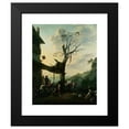 thumbnail image 2 of Johannes Lingelbach 12x14 Black Modern Framed Museum Art Print Titled - Peasants Dancing the Tarantella (circa 1660), 2 of 5