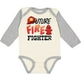 thumbnail image 3 of Inktastic Future Fire Fighter Boys or Girls Long Sleeve Baby Bodysuit, 3 of 5