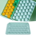 thumbnail image 3 of Bandeja Para Cubitos De Hielo, Bandeja Redonda Para Cubitos De Hielo De Grado Alimenticio 33 Rejillas PP Fácil De Desmoldar Para Refrigerador Para El Hogar Para La Oficina, 3 of 7
