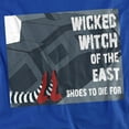 thumbnail image 2 of Wizard of Oz Shoes to Die for Women's T Shirt, Royal, X-Large, 2 of 6