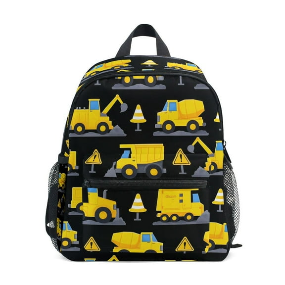 ALAZA Engineering Trucks School Backpack Small Bookbag Mini Bags