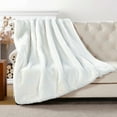 thumbnail image 4 of Home Soft Things Heavy Faux Fur Throw - Bright White - 60" x 80", 4 of 10