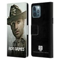 thumbnail image 1 of Head Case Designs Officially Licensed AMC The Walking Dead Rick Grimes Legacy Deputy Hat Leather Book Wallet Case Cover Compatible with Apple iPhone 12 Pro Max, 1 of 6