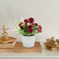 thumbnail image 5 of Yaoyar Small Fake Plants Mini Artificial Faux Plants Indoor with Flowers Spring Decorations for Home Room Farmhouse Desk House Bathroom Decor, 5 of 6