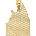 thumbnail image 4 of 14K Yellow Gold Curacao With Sailboat And Seagull Charm (30.5 X 17.3) Made In United States k8215, 4 of 5