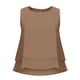 thumbnail image 4 of Blusa informal sin mangas de gasa con cuello redondo para mujer Fridja  gh3637, 4 of 8
