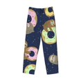 thumbnail image 6 of Daiia Sloth with Donuts Men's Sleep Pant with Pockets and Drawstring,Pajama Pants-Large, 6 of 9