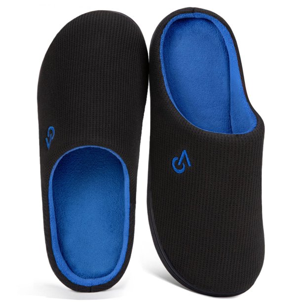 Pantuflas VeraCosy para Hombre con Espuma Viscoelástica para Interior y Exterior Azul