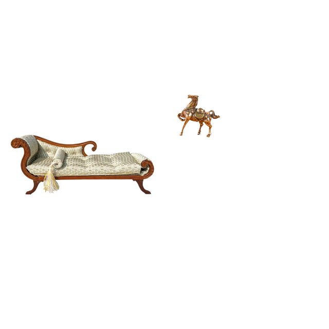 Sofá en miniatura para muñecas,Muebles de casa de muñecas a escala 1/12,modelo de sofá de madera,decoración,Figura de caballo,Adorno de caballo,escultura animal,decoración de