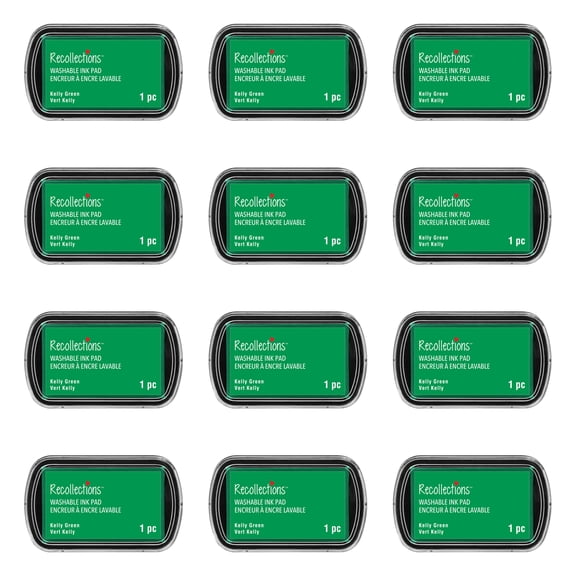 Recollections Washable Ink Pad, 12 Pack