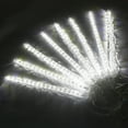 thumbnail image 2 of DYstyle LED Icicle Meteor Shower Lights Outdoor Icicle Christmas Lights 8 Icicles SMD LED Crystal Ice Falling Lights Connectable Outdoor Raindrop Iciclelight for Xmas Winter Party Tree Holiday Decor, 2 of 9