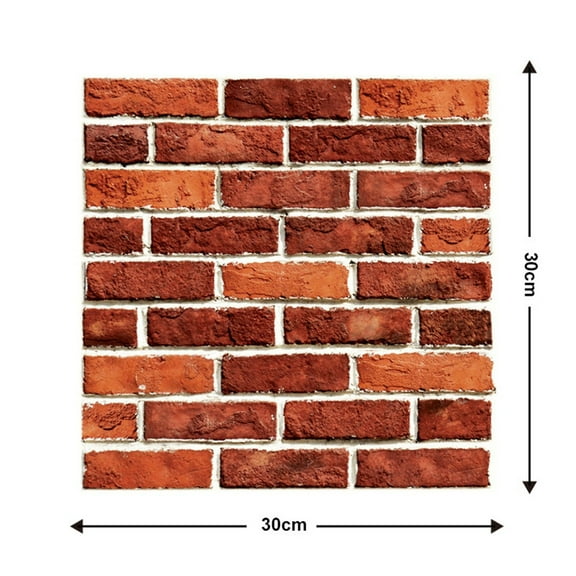 Furniture Decor Peel And 12" X 12" Pvc Waterproof Easy To Clean Walltiles