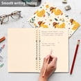 thumbnail image 5 of Ducks Leaves Ring Binder Notebook Journey Note Diary College Ruled Spiral Notebook Study Loose Leaf Paper A5 60 Pages, 5 of 8