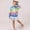 Multicolour4, variant on Girls Sparkly Sequin Jacket Colorful Contrast Fashionable Performance Coat Multicolour1 6-7 Years