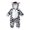 Black, variant on YunPes Boy & Girl Cute Zebra Onesies Soft Flannel Fall Winter Warm Loungewear Halloween Party Animal Dress-Up Clothes