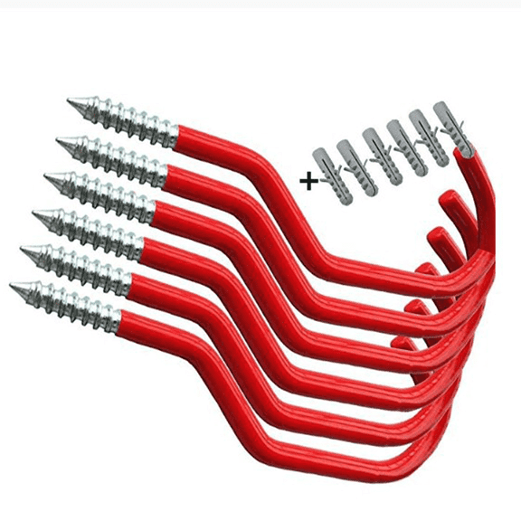 FACEGA Tool Hangers,Versatile Bike Storage,Sturdy Metal Construction Bike Wall Mount