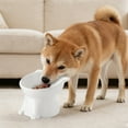 thumbnail image 4 of TIELUTT Elevated Feeder Bowls For Cats and with Adjustable Stand and Base Raised Slow Feeder Cat Bowl Slow Dog Feeder Bowl Slow down Dog Bowl Pet Water Bowl Mat Small Elevated Pet Feeder for Medium D, 4 of 6