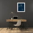 thumbnail image 3 of Kamdon Kreations 20x24 White Modern Wood Framed Museum Art Print Titled - Lines in Space 1, 3 of 4