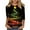 Red-2, variant on successthop Christmas Shirts Women Funny Graphic Light Tree 3/4 Sleeve Tops Oversized Crewneck Festival Clothes