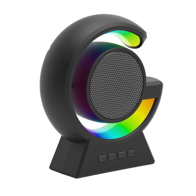 Dsscvnef Portable Speaker Mini Wireless Luminous Audio Small G Colorful Sound Device for Travel Outdoor Party