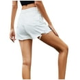 thumbnail image 4 of cfhntfmh Shorts for Women Stretchy Fashion Denim Shorts Ripped Summer Casual Cut off Jean Shorts, 4 of 4