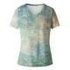 thumbnail image 3 of Gibobby Blusa Casual de Mujer Túnica holgada para mujer, camisetas informales verano, camiseta Floral manga corta con cuello redondo, blusa holga(M,XL), 3 of 4