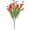 D, variant on RKSTN Simulated Rose 7-Pronged Eucalyptus Violet Artificial Flower Big Red Home Decor