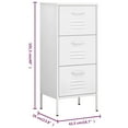 thumbnail image 3 of vidaXL Steel Freestanding Storage Cabinet with Drawers for Office, 3 of 75