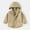 Khaki, variant on Lopecy-Sta ​Kids' Hooded Waterproof Windbreaker with Zipper Pockets - Polyester Daily Outdoor Jacket