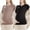 Black, variant on 2pc Maternity Casual Blouse Solid Color Long Sleeve Crew Neck Shirts Comfy Pregnancy Dressy Tunic Tops Basic Clothes