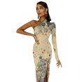 thumbnail image 4 of Robe Fendue Demi-Manche de Jardin Robe sexy Robes Élégantes Grandes Tailles, 4 of 4