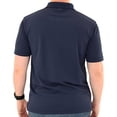 thumbnail image 2 of Men's Patriotic American Flag Classic Polo Shirt Navy, 2 of 2