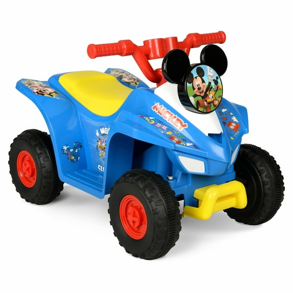 Disney Mickey ATV, 6V Battery Powered Ride on, ages 18M to 36M