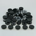 thumbnail image 2 of 50 Uds tarros de plástico Yuyangstore tarros 3g recipientes de muestra vacíos para viaje negro Frascos cosméticos con tapas, 2 of 8