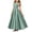Green, variant on LEKWK Girls Maxi Dress Satin Sleeveless Crewneck A Line Princess Dress Elegant Flowy Evening Gown with Bow Waist for Wedding Guest Prom Performance Party 0-15Y