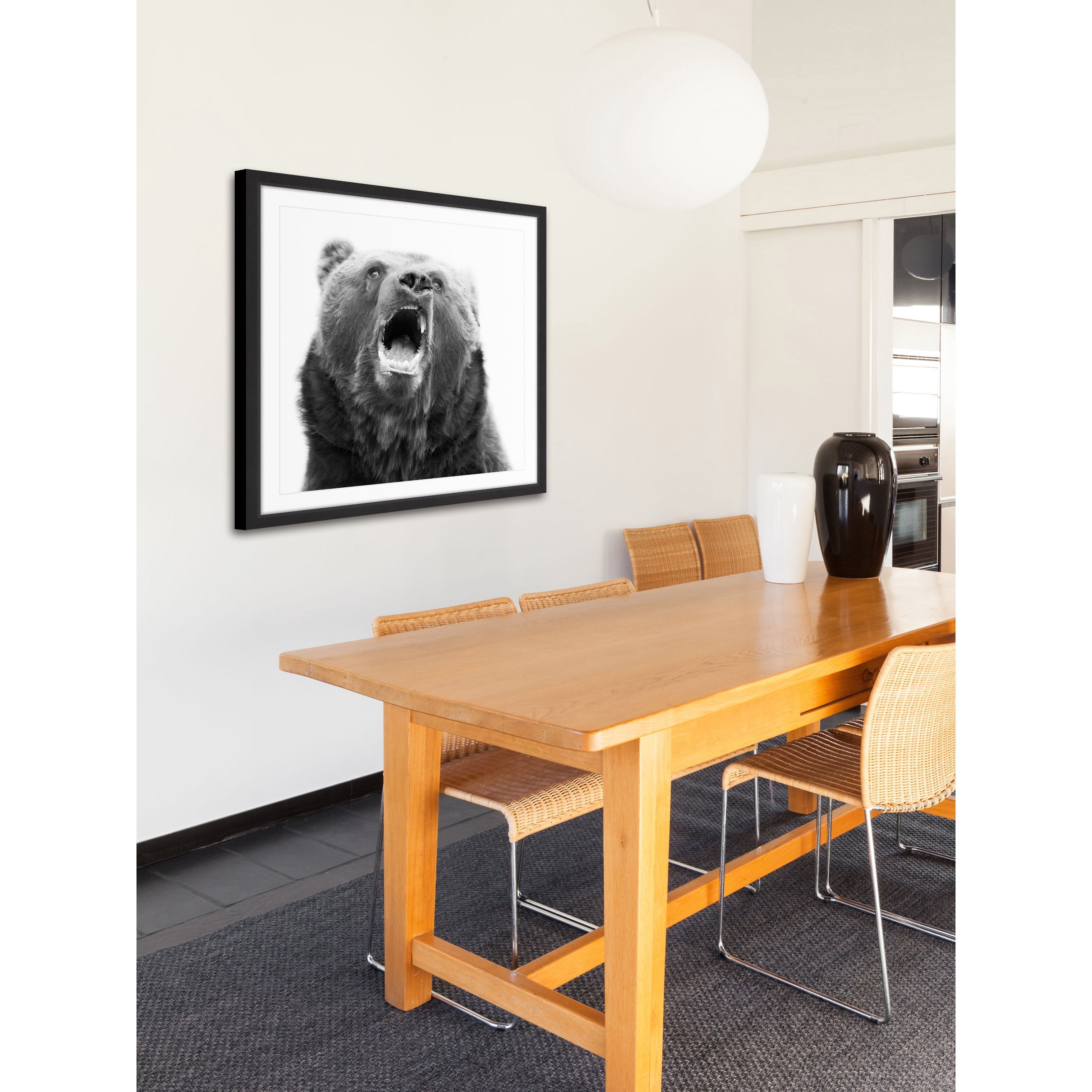 "Hear Me Roar" Framed Painting Print