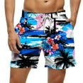 thumbnail image 2 of Miqool Mens ang Big Mens Swim Trunks with Pockets Quick Dry Bathing Suits for Men Swim Shorts Beach Shorts Board Shorts Swimwear, 2 of 6