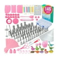 thumbnail image 1 of Mistaha 146 PCS Cake Decorating Supplies Kit Cupcake Decorating Kit Numbered Icing Tips Russian Korean, 1 of 8