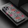 thumbnail image 3 of Funda de teléfono translúcida esmerilada de dibujos animados de gato Hello Kitty para Apple iPhone 14, 13, 12, 11, XS Mini Pro Max, 8, 7, 6S, 6, XR, X Plus, 3 of 5