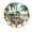 FFclock002, variant on ZXCXRQFa Clock Green Forest Wood Wall Clock Silent Non-Ticking Kitchen Desk Clock Battery Operated Analog Decorative Round Clocks 10 in Bathroom Bedroom Living Room Home Decor