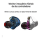 thumbnail image 2 of Audífonos Intraurales Trn St1, Con Micrófono, Azul+violeta Malubero Malu1483, 2 of 3