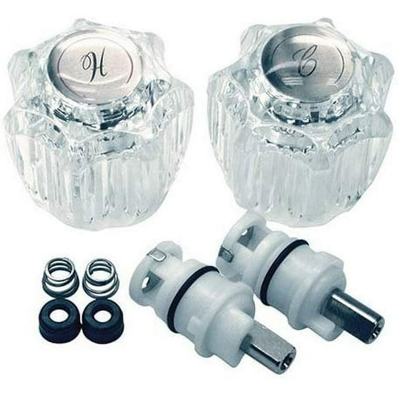 DANCO Complete Faucet Rebuild Trim Kit for Delta Faucets, Acrylic, 1 Kit 39675