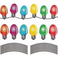 thumbnail image 1 of Reflective Christmas Car Magnet Set, Christmas Holidays Car Bulb Shape Magnets for Refrigerator Mailbox Car Christmas Ornaments 12-Pack, 1 of 5