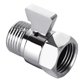 thumbnail image 1 of Water Flow Control Shut Off Valve for Hand Held Shower Head - Adjustable Flow Regulator for Shower & Bath Water Savings, 1 of 5