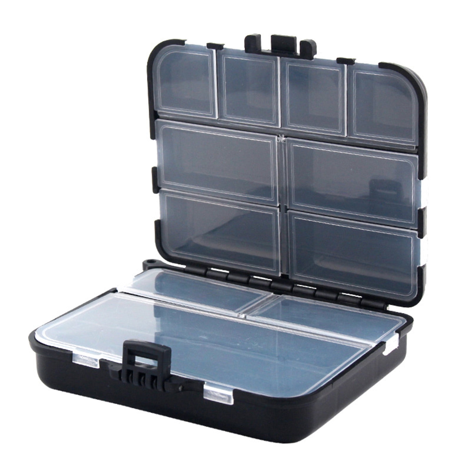YLing Waterproof Fishing Tackle Box Plastic Fishing Lure Storage Box Organizer Box with Removable Dividers for Fishing Enthusiast 24 Compartment 
